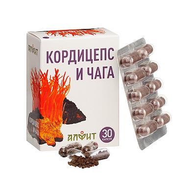 Кордицепс и Чага, Алфит, капс. 30*500мг